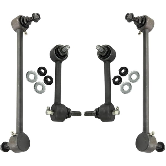 Detroit Axle - AWD/4WD Sway Bars for 2014-2023 Jeep Cherokee [without Off-Road Suspension], 2015 2016 2017 2018 2019 2020 2021 2022 Front & Rear Sway Bars End Links Replacement