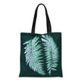 thumbnail image 1 of KDAGR Canvas Bag Resuable Tote Grocery Shopping Bags Colorful Abstract Exotic Flowers Botanical Vintage Green Aloha Beach Beautiful Tote Bag, 1 of 1