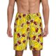 thumbnail image 1 of Balery Duck with Star Sunglasses Pantalones cortos de pijama de punto de algodón para hombre con cinturilla y bolsillos-Large, 1 of 6