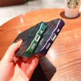 thumbnail image 4 of Case for iPhone 11 Pro,Shiny Luxury Designer Tin Foil Pleated Electroplated Sparkly Silicone Slim Fit Soft TPU Protective Glossy Phone Case for Girls Women for iPhone 11 Pro 5.8 inch (Purple), 4 of 9
