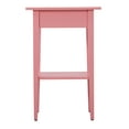 thumbnail image 4 of Dtwnek 1 Drawer Beside Table with Open Shelf and Handle, Wood Nightstand for Living Room, Bedroom, Office, Pink, 4 of 4