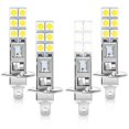 thumbnail image 3 of 4PCS H1 6000K Super White 80W LED Headlight Bulbs Kit Fog Driving Light, 3 of 5