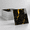 Black-gold, variant on Ink and white marble peel and stick decorative wall panels, 11.8x11.8 inch