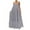 Gray womens dresses, variant on up to 60% off Gifts Usmixi Womens Dresses Plus Size Flowy Big Swing Boho Spaghetti Strap Long Dresses for Beach Fashion Solid V-Neck Sleeveless Maxi Summer Dress Green XXXXL