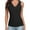 074-Black, variant on Thermal Tank Top for Women V Neck Lace Fleece Sleeveless Camisole Cami Vest Warm Base Layer Thermal Underwear Tops