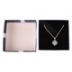 thumbnail image 1 of Collar de cadena de plata para mujer, tecnología de pulido exquisita, collar con colgante hermoso en forma de corazón, 1 of 5