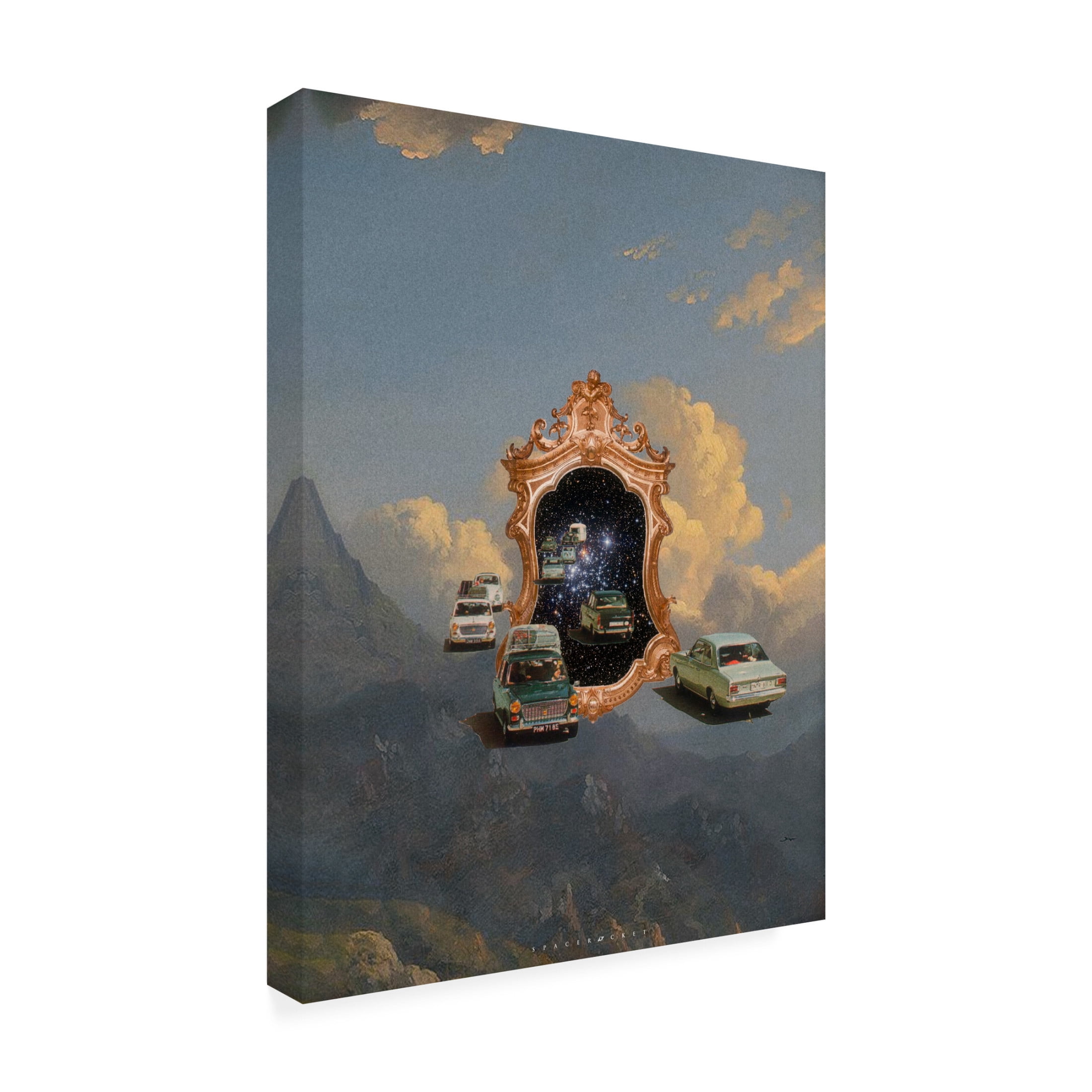 Trademark Fine Art spacerocket art 610 Canvas Wall Art