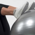 thumbnail image 4 of Exercise Ball - Anti-Burst Fitness Ball for Balance, Stability, Pregnancy, Yoga & Pilates with Hand Pump - Pink-2025, 4 of 5