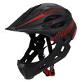thumbnail image 2 of Casco desmontable para montar en bicicleta para niños, protección de barbilla de cara completa, 16 agujeros, seguridad para bicicleta con luz trasera qiuyongming unisex, 2 of 2