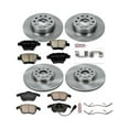 thumbnail image 3 of Power Stop Front and Rear Stock Replacement Brake Pad and Rotor Kit KOE5803, 3 of 8