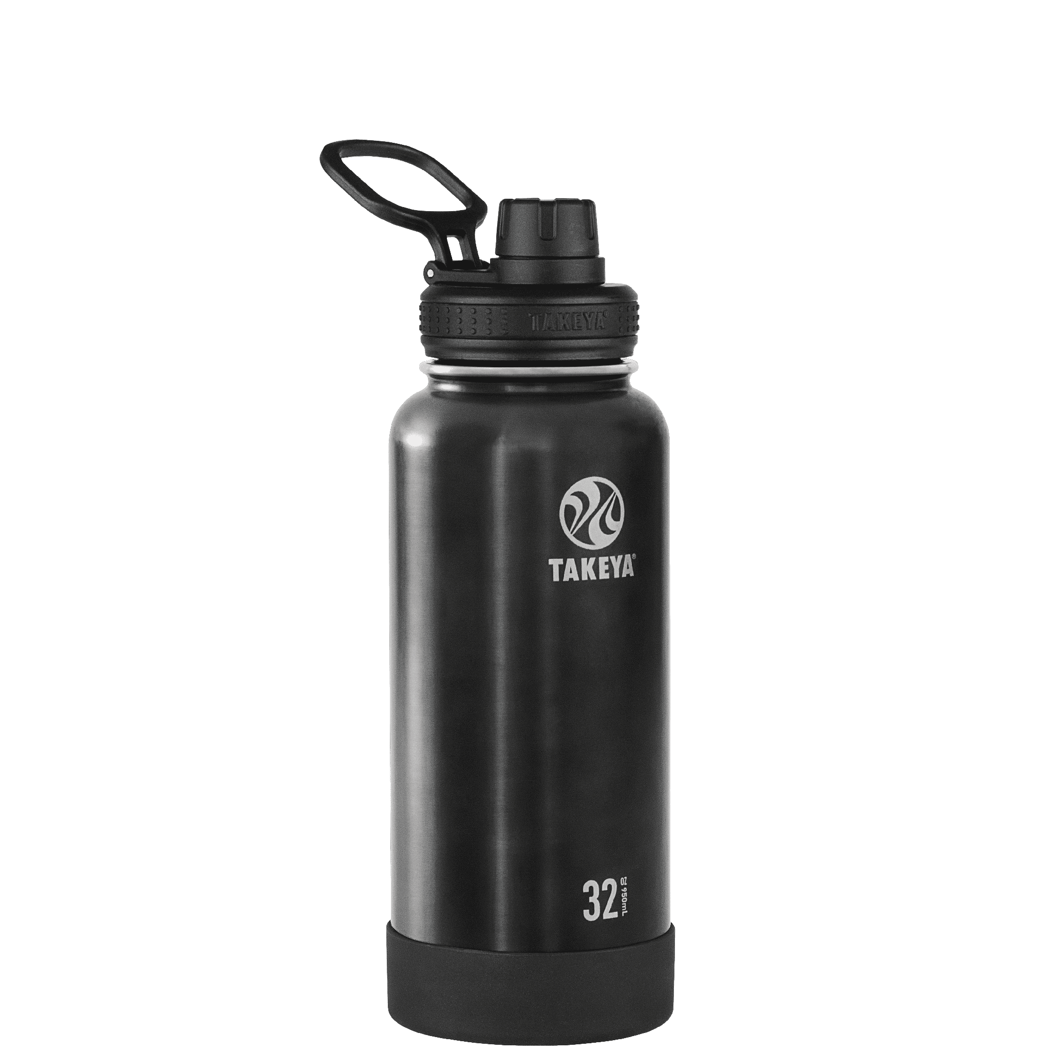 Takeya 32oz Actives Insulated Stainless Steel Water Bottle with Spout Lid - Slate