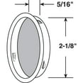 thumbnail image 2 of Mortise Closet Door Pull, 5/16 in. Depth x 2-1/8 in. Outside Diameter, 2 of 2