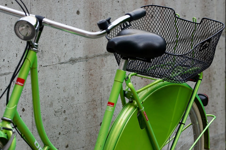 bike shopping basket
