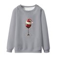 thumbnail image 1 of Sudaderas sin capucha para hombre, estilo casual, a la moda, con cuello redondo, estampado, de manga larga, blusas de manga larga y cuello redondo, blusas de poliéster para hombre, 1 of 4