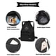 thumbnail image 3 of Bolso deportivo con cordón impermeable Peicees, ligero, mochila saco para hombres y mujeres (Negro), 3 of 3