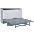 thumbnail image 4 of Atlin Designs Coffre-Lit Escamotable Moderne en Bois Massif avec Matelas en Bois Flotté, 4 of 17