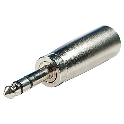 Seismic Audio 1/4" TRS Male to XLR Male converter Audio Microphone