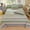 Green, variant on COM1950s Breathable Heavy Duty Bed Sheet, Thick Textured Printed Flat Sheet, Non-Slip Durable Dorm Room Bedding, Fade Resistant Machine Washable for Home and Student Dormitories