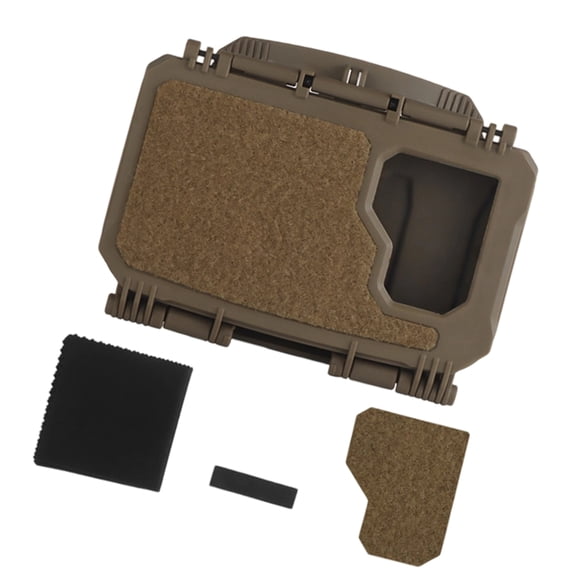 Portable Outdoor Phone Holder with Clear View Window Nylon Construction Compatibilitys Outdoor Training Essential