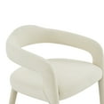 thumbnail image 4 of TOV Furniture Lucia Cream Velvet Dining Chair, 4 of 6