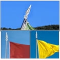 thumbnail image 3 of QUMIIRITY Flag Rope and Clips for Flagpole Golden Plastic Durable Construction 1Set, 3 of 8