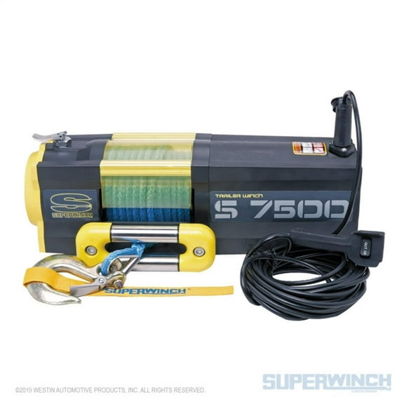 SUPERWINCH 1475201 S7500-7500# Winch w/Roller Fairlead