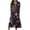 Black, variant on Cavosen Wrap Dresses for Women Long Sleeve Black Maxi Dress High Waist V-Neck Calf Length Long Dress Floral Print Casual Trendy Dress Party Vacation Fall Winter Clothes S