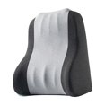 thumbnail image 2 of Almohada de apoyo para la espalda, almohada para la cintura, cojín trasero para silla de juegos, silla de oficina, sofá, dormitorio, hogar Gris claro, 2 of 8