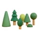 thumbnail image 3 of 1 juego de bloques de construcción de árboles de madera, juguete educativo, bloques apilables de bosque, 3 of 7