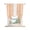 Orange,White, variant on Red Striped Tie Up Curtains for Kitchen Windows,Adjustable Rod Pocket Valance 45 Inch Short, Farmhouse Thin Vertical Stripes Modern Window Treatment Balloon Roman Blind Shade, 42" x 45"