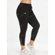 thumbnail image 3 of Pantalones Talla Extra Metálico Botones Rosegal  Pantalones de talla grande, 3 of 5