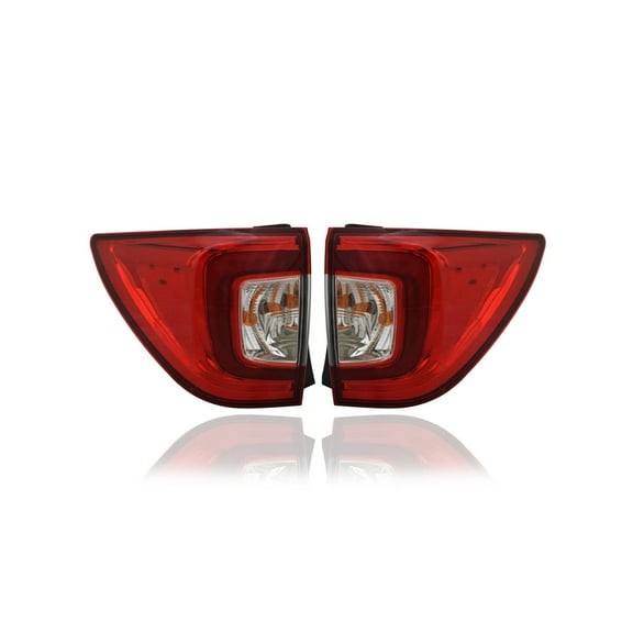 Tail Light Assembly - Compatible/Replacement for '19-21 Honda Pilot - LED, Outer On Body - Pair, Left Driver   Right Passenger Set - 33500TG7A11, 33550TG7A11 CAPA