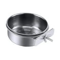 thumbnail image 4 of Comedero para pájaros, extraíble con soporte de abrazadera, resistente, para loros L, 4 of 8