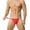 Red, variant on GHSOHS Mens Underwear Low Rise String Bikini Briefs Triangle Shorts Solid Stretch Anti-Chafing Soft Boxers Thongs Underpants XL