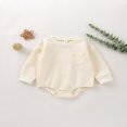 thumbnail image 4 of Baby Girl Boy Sweatshirt Bubble Romper Oversized Sweater Warm Winter Clothes, 4 of 6