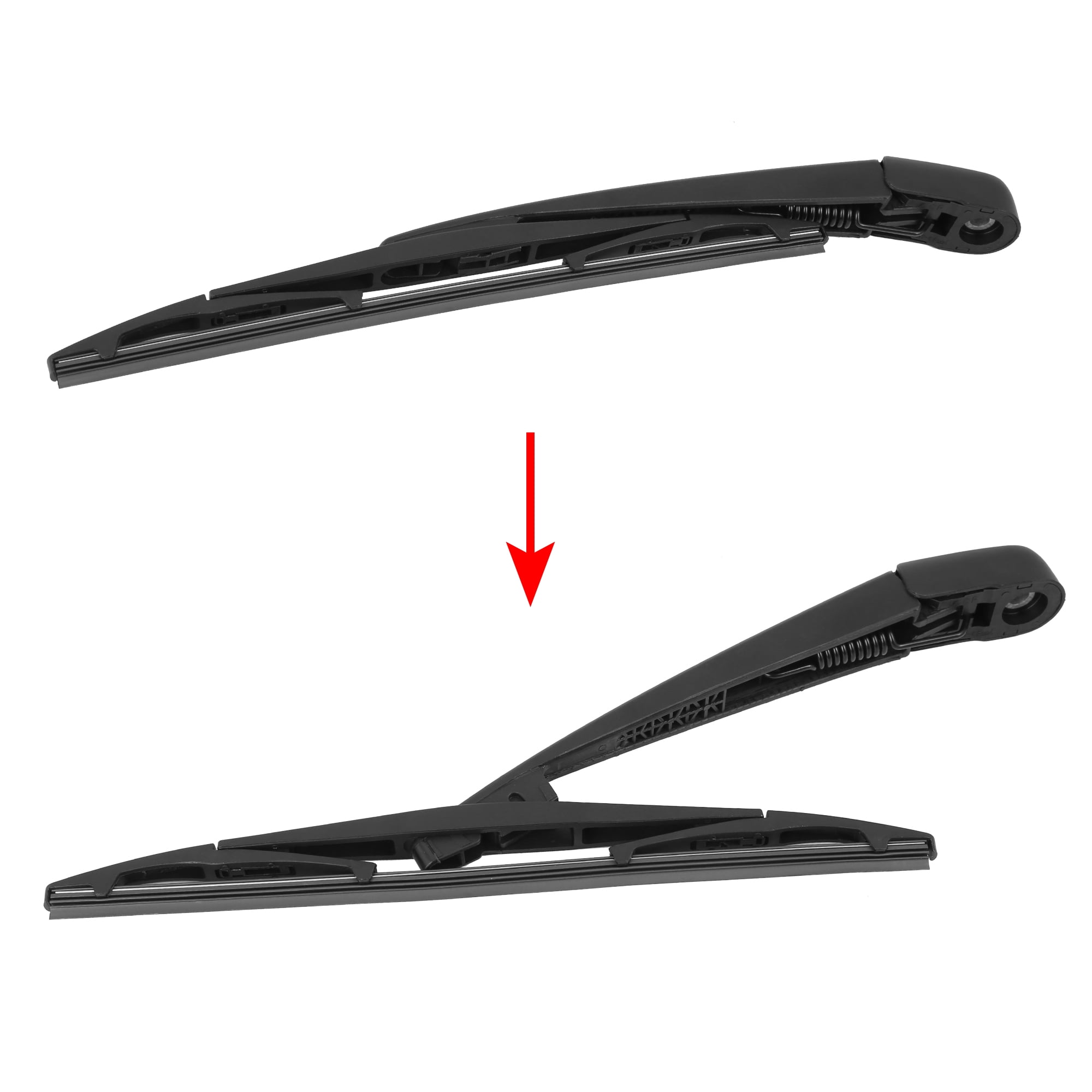 REGALWOVEN Black Rear Windshield Wiper Blade Arm Set 305mm 12 Inch for Honda CR-V 2016-2019
