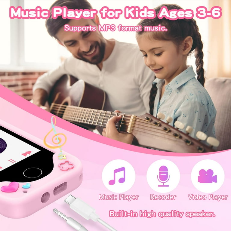 PayUSD Kids Smart Phone for Girls Toys, Christmas Birthday Gifts for 3-10 Year Old Girl Boy Kids Toys Cell Phone, Touchscreen Toddler Learning Cell Toy Phone with Dual Camera, Game, Music Playe