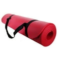 Yoga mat 72" X 24" Extra Thick Exercise Mat with Carrying Strap for