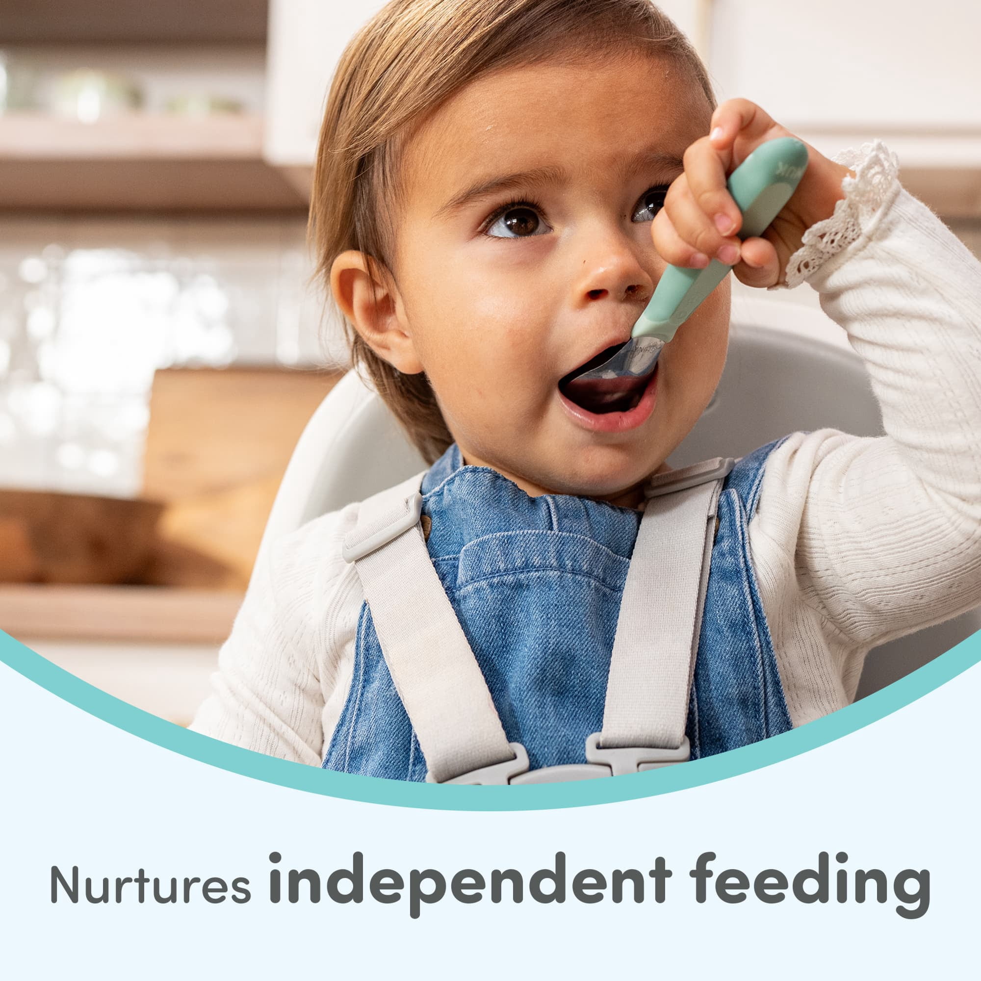 NUK First Choice Kiddy Cutlery Spoons, 3 Pack