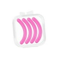 thumbnail image 5 of 4 Pieces Eyelash Curler Refills Easy to Install Long Last Soft Makeup Tools rose red, 5 of 8