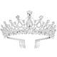 thumbnail image 1 of Coronas y tiaras de cristal con peine Diadema para niña o mujer Fiesta de cumpleaños Boda Fiesta de graduación Nupcial Navidad San Valentín Vhermosa 223521-1, 1 of 8