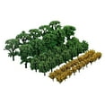thumbnail image 4 of tredstone 50x Train Scenery Mixed Miniature Trees for Layout Accessories DIY Material Banyan Tree, 4 of 9
