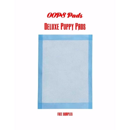 200 23x24" Deluxe Oops Pad Plus 2x Puppy Dog Piddle Training Pads/Underpads