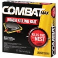Combat Max Large Roach Killing Bait Stations, Childresistant, 8 Count