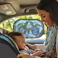 thumbnail image 2 of Yuyamidu Sea Turtle Car Window Shade Hibiscus Car Side Window Sun Shade Heart Auto Rear Sunshade Blue Car Accessories Suitable for SUVs Sedans Trucks Sun UV Protection, 2 of 7