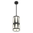 thumbnail image 3 of Crystorama Royston 1 Light Black Pendant - 7"W x 14"H x 7"D, 3 of 11