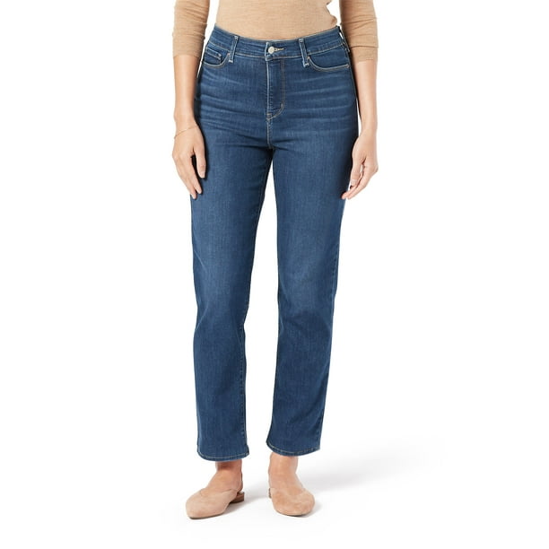 Signature by Levi Strauss & Co.™ Women's Shaping High-Rise Straight ...