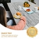 thumbnail image 4 of 1 Set Golden Fruit Tray Decorative Food Serving Dish Storage Plates with Rack, 4 of 4