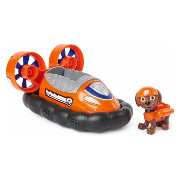 Paw Patrol, Zuma’s Hovercraft, Toy Vehicle with Collectible Action Figure, Sustainably Minded Kids’ Toys for Boys & Girls Aged 3 and Up