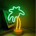 thumbnail image 4 of Lishi Palm Tree Neon Light - Bedroom and Desktop Decor - Battery/USB Powered LED Light, 4 of 5